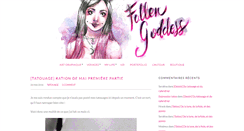 Desktop Screenshot of fallengodess.net